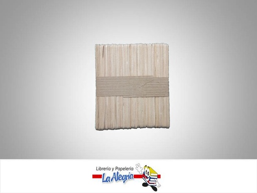[P04] PALETA MADERA 130X10MM NATURAL 50UND MARCA S/M