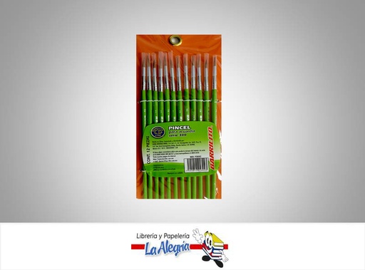 [PA30002] PINCEL MANGO CORTO N-02 UND MARCA BARRILITO   