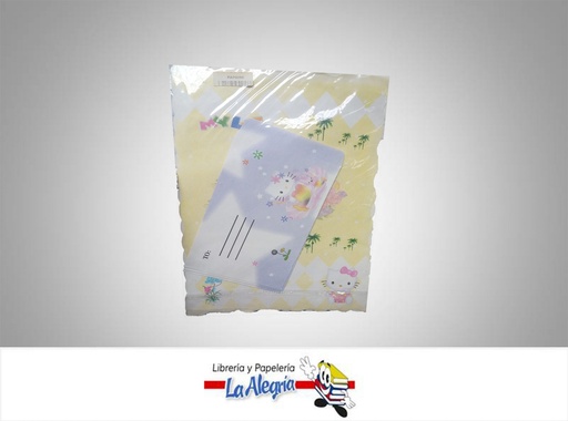 [PAP0099] PAPEL PARA CARTA CON SOBRE 17X25 CM KITT MARCA S/M   