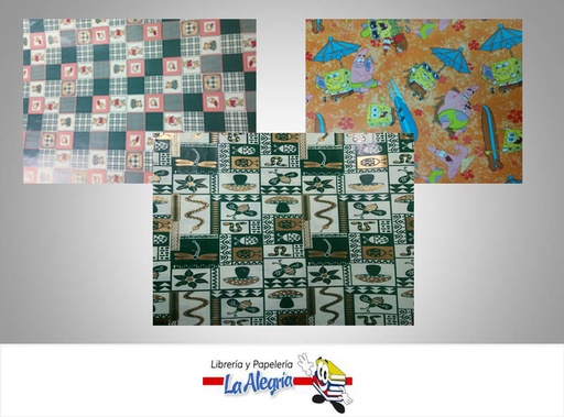 [PAPEL03] PAPEL DE REGALO 66X50 CM ESTAMPADO UND MARCA S/M   