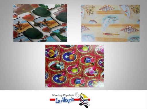 [PAPEL04] PAPEL DE REGALO 66X50 CM VARIADO UND MARCA S/M   