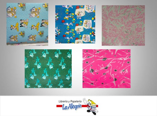 [PAPEL06] PAPEL DE REGALO ESTAMPADO X METRO MARCA S/M