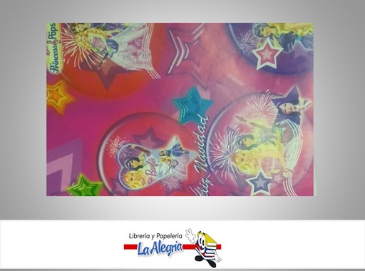 [PAPEL14] PAPEL DE REGALO NAVIDENO 1 CARA - PLIEGO    