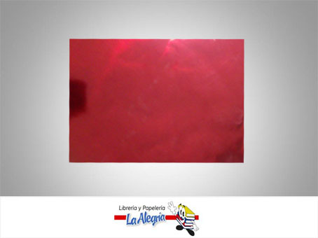 [PAPEL16] PAPEL DE REGALO METAL 66X50 CM ROJO CERE MARCA S/M   