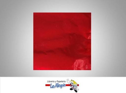 [PAPEL20] PAPEL DE REGALO METAL 66X50 CM ROJO UND MARCA S/M   