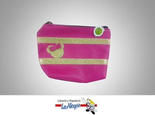[PC0038] PORTACOSMETI S/CUERO 19X14CM MINIE FUCS MARCA ADRIESDESIGN   