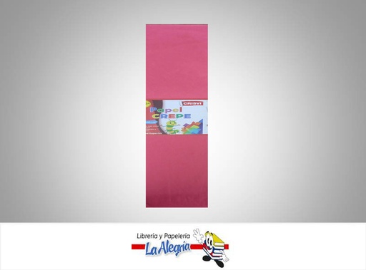 [PC052] PAPEL CREPE 50X200 CM ROJO ESTANDAR UND MARCA CRISVI   