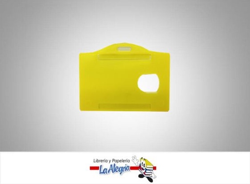[PCAH001] PORTA CARNET HORIZONTAL AMARILLO UND MARCA S/M   