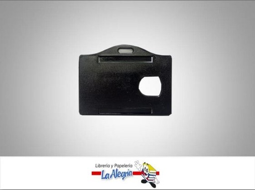 [PCAH018] PORTA CARNET HORIZONTAL NEGRO UND MARCA S/M   