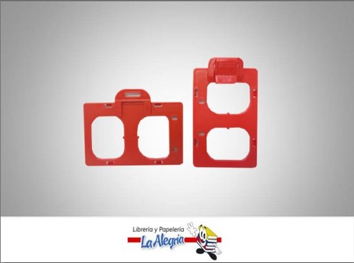 [PCAM025] PORTA CARNET MULTIUSO ROJO UND MARCA S/M   
