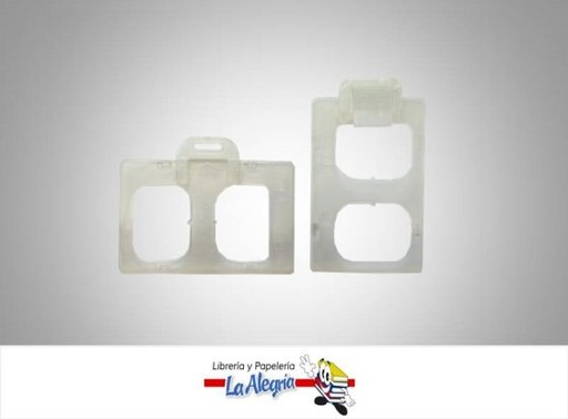 [PCAM101] PORTA CARNET MULTIUSO TRANSPARENTE UND MARCA S/M   