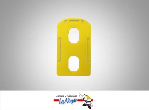 [PCAV001] PORTA CARNET VERTICAL AMARILLO UND MARCA S/M   