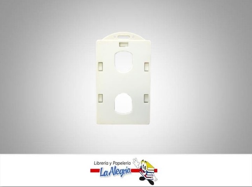 [PCAV010] PORTA CARNET VERTICAL BLANCO UND MARCA S/M   