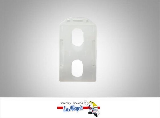 [PCAV101] PORTA CARNET VERTIVAL TRANSPARENTE UND MARCA S/M   