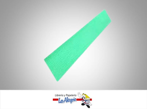 [PCREPE017] PAPEL CREPE 50X200 CM MENTA UND MARCA OFFICE PRO   