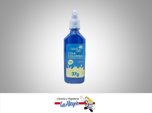 [PEGACOLOR038] PEGA COLORIDA 37GR AZUL UND MARCA SPLASH COLOR   