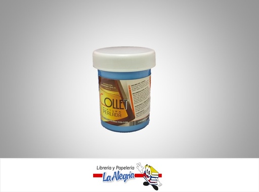 [PERLAF03] PINTURA PERLADA 65GR AZUL INFINITO MARCA COLLET   