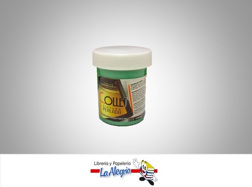 [PERLAF16] PINTURA PERLADA 65GR VERDE DECEMBRINO MARCA COLLET   