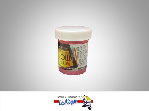 [PERLAF20] PINTURA PERLADA 65GR ROJO FRENESI MARCA COLLET   
