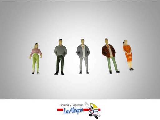 [PERSONAS01] PERSONA PARA MAQUETA 6CM PARADAS UND MARCA S/M