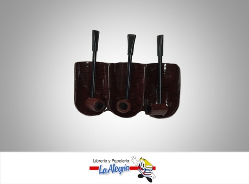 [PP03] PORTA PIPA DE MADERA (PARA 3 PIPAS)    