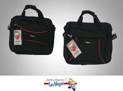[RHINO01] BOLSO MENSAJERO NEGRO MARCA RHINO   