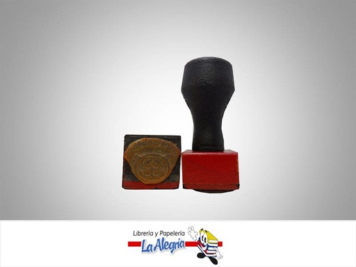 [S009] SELLO DE MADERA SOBRESALIENTE MARCA S/M   