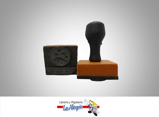 [S013] SELLO DE MADERA FAVOR AYUDAR EN CASA MARCA S/M   