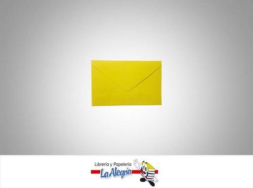 [S03C007] SOBRE NRO3 10,8X7,1 CM AMARILLO UND    