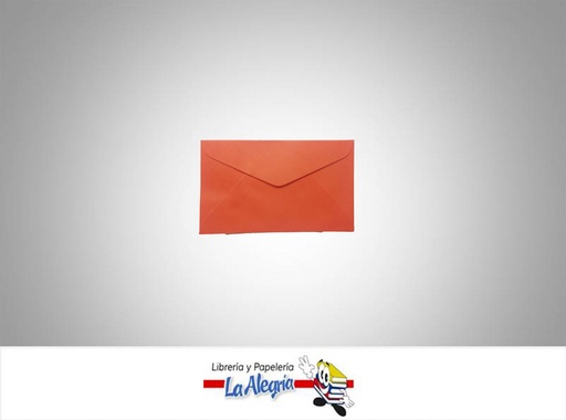 [S03C008] SOBRE NRO3 10,8X7,1 CM NARANJA UND    