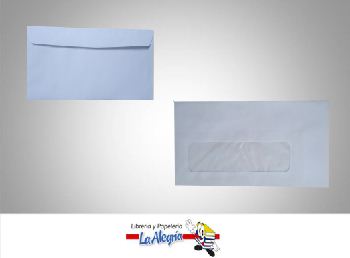 [S11V] SOBRE C/V 23,5X10,1 CM BLANCO UND MARCA S/M   