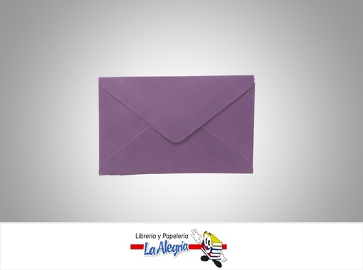 [S13C011] SOBRE NRO13 17,8X11,2 CM MORADO UND MARCA S/M   