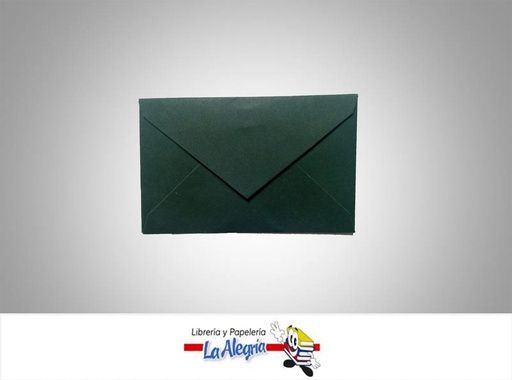 [S13C014] SOBRE NRO13 17,8X11,2 CM VERDE OSC UND MARCA S/M   