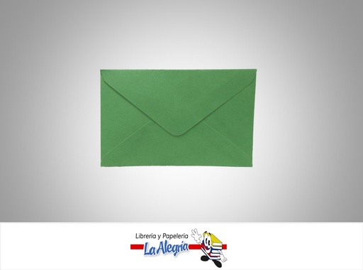 [S13C027] SOBRE NRO13 17,8X11,2 CM VERDE NAVI UND MARCA S/M   