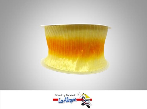 [S8000PF57] CINTA PUFF ORG PLISSE SFUMA 100MM ORO XM MARCA S/M   