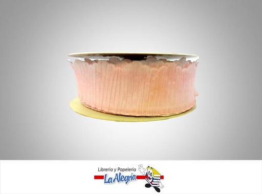 [S8301P02] CINTA GALLES ORG PLISSE 50MM ROSA XM MARCA S/M   