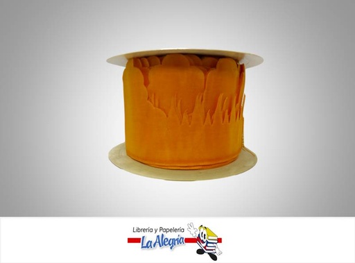 [S836457] CINTA SUNSHINE ORGANZA 100MM GIALLO ORO MARCA S/M   
