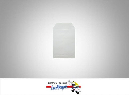 [SB1016] SOBRE DE PAGO 10X16 CM BLANCO UND MARCA S/M   