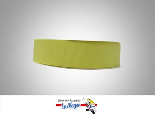 [SC52743004] CINTA GROSS 25MM AMARILLO CLARO XMETRO MARCA S/M   