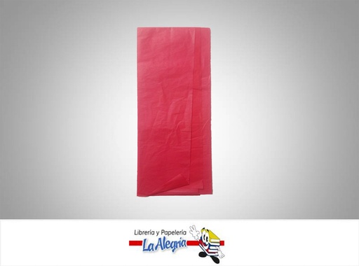 [SEDA003] PAPEL SEDA 50X70 CM ROJO PLIEGO MARCA S/M   