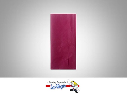 [SEDA046] PAPEL SEDA 50X70CM ROJO CEREZA PLIEGO MARCA S/M   