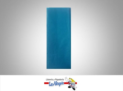 [SEDA047] PAPEL SEDA 50X70CM AZUL MEDIO PLIEGO MARCA S/M   