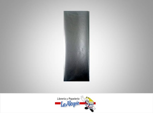 [SEDAM1] PAPEL SEDA 50X70CM PLATA PLIEGO MARCA S/M   