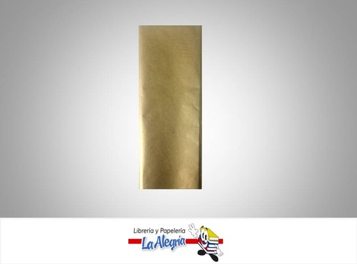 [SEDAM2] PAPEL SEDA 50X70CM ORO PLIEGO MARCA S/M   