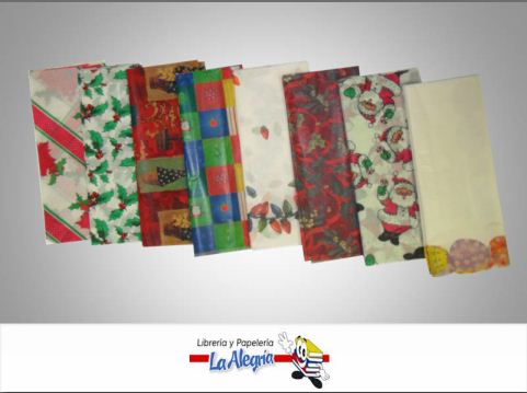[SEDAN01] PAPEL SEDA ESTAMPADO NAVIDAD PLIEGO MARCA QUALITY QUALITE   