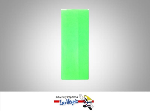 [SEDANEON2] PAPEL SEDA 50X70CM NEON VERDE PLIEGO MARCA S/M   