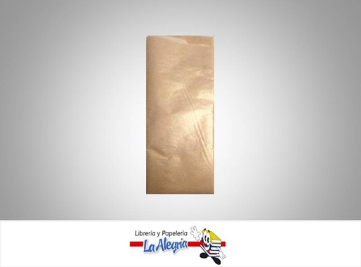 [SEDAPER6] PAPEL SEDA 50X70CM PERLADO BRONCE PLIEGO MARCA S/M   