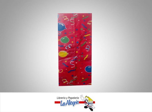 [SEDAX1H] PAPEL SEDA 50X70 CM FIESTA ROJO PLIEGO MARCA S/M   