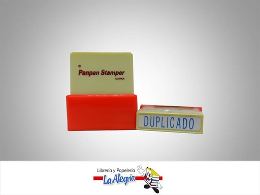 [SELLO025] SELLO PLASTICO DUPLICADO MARCA PANPAN STAMPER   