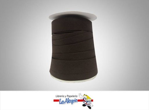 [SES007033] CINTA SESGO 25MM MARRON XMETRO MARCA S/M   